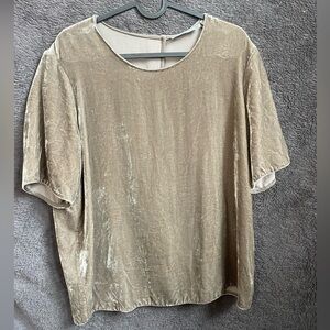 Vince Green Velvet Women's Blouse